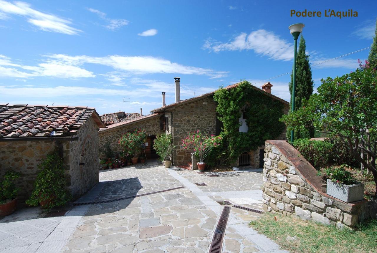 Podere L'Aquila Gaiole in Chianti Exteriör bild